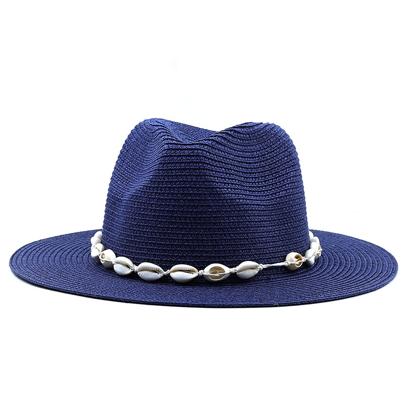 KAYTE Fedora Hat in Navy Blue