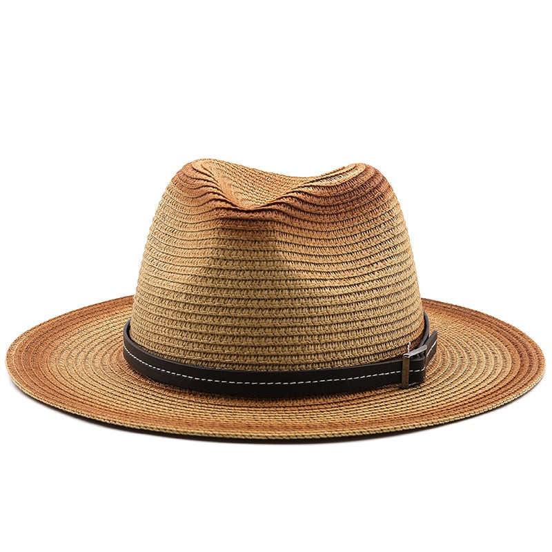 KHUFU Men's Straw Panama Hat