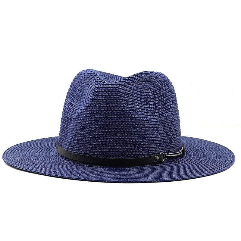 ELITA Fedora Hat in Navy Blue
