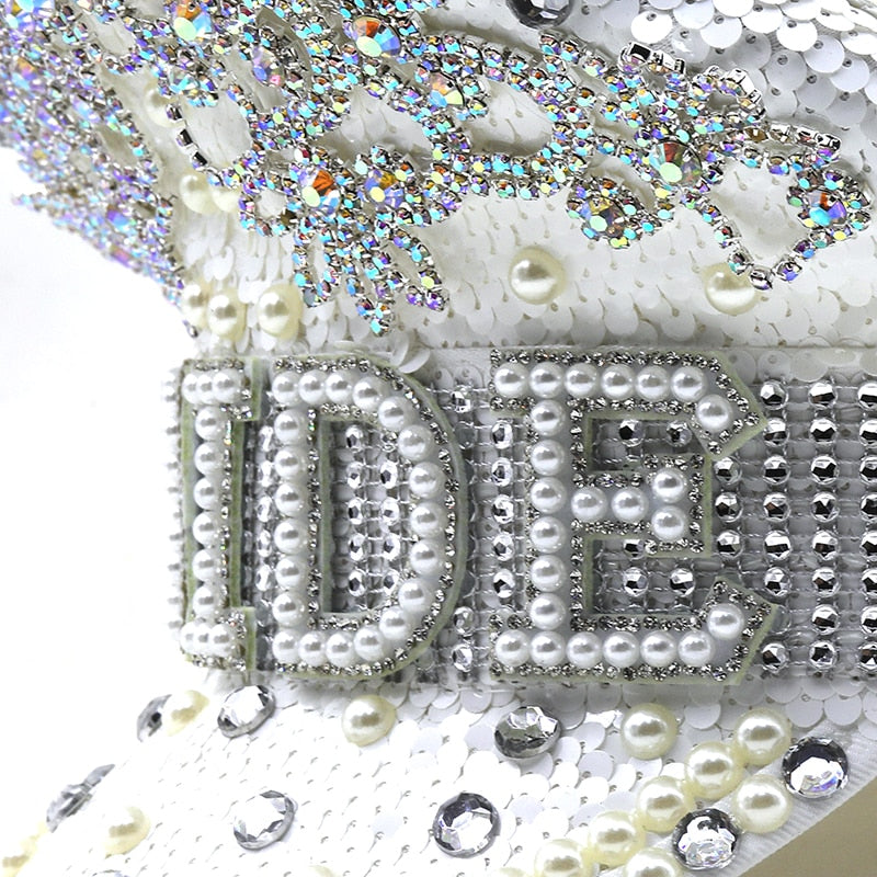LAYALA Luxury Rhinestone Party Hat