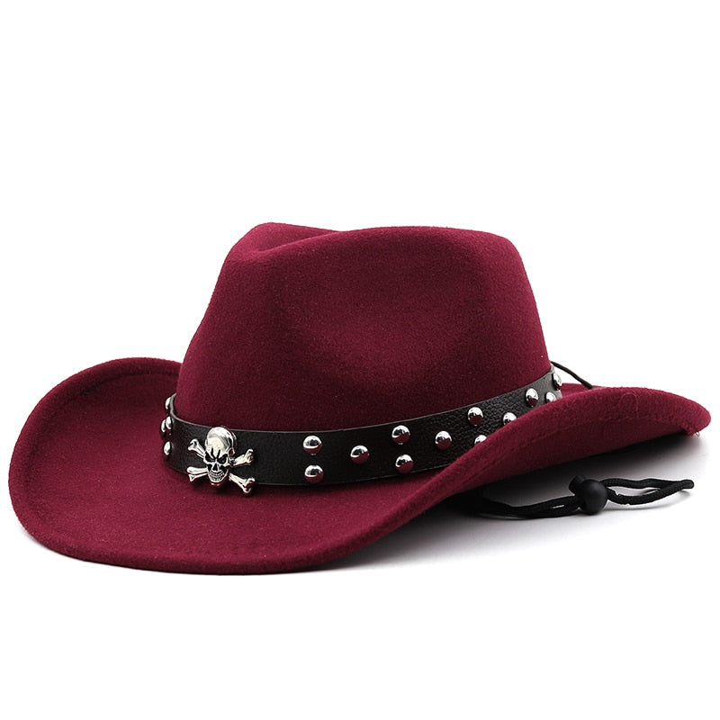 ALARIC Men's Felt Cowboy Hat