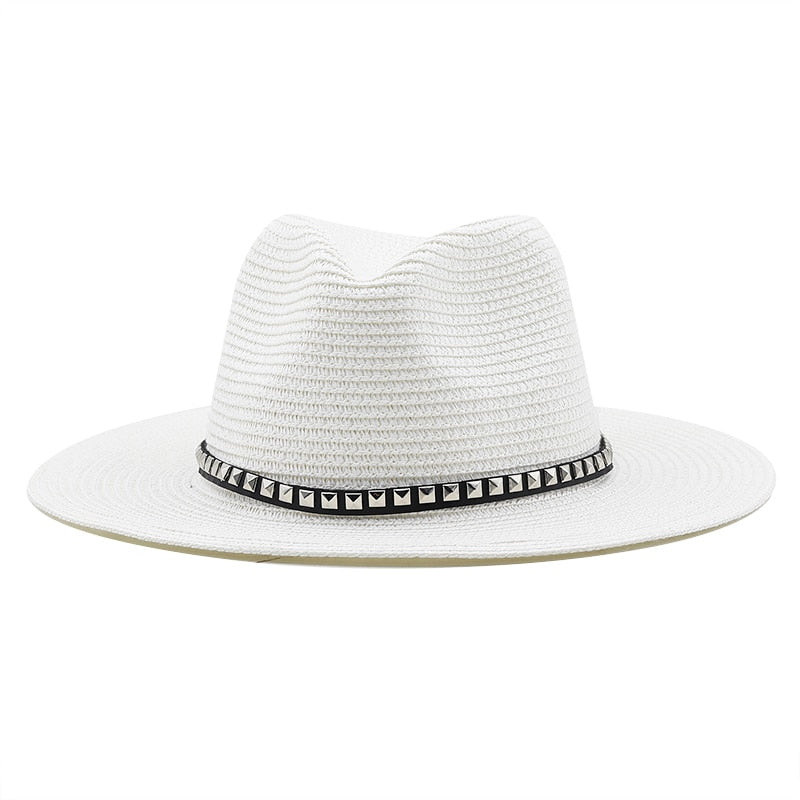 CARIENA Fedora Hat in White