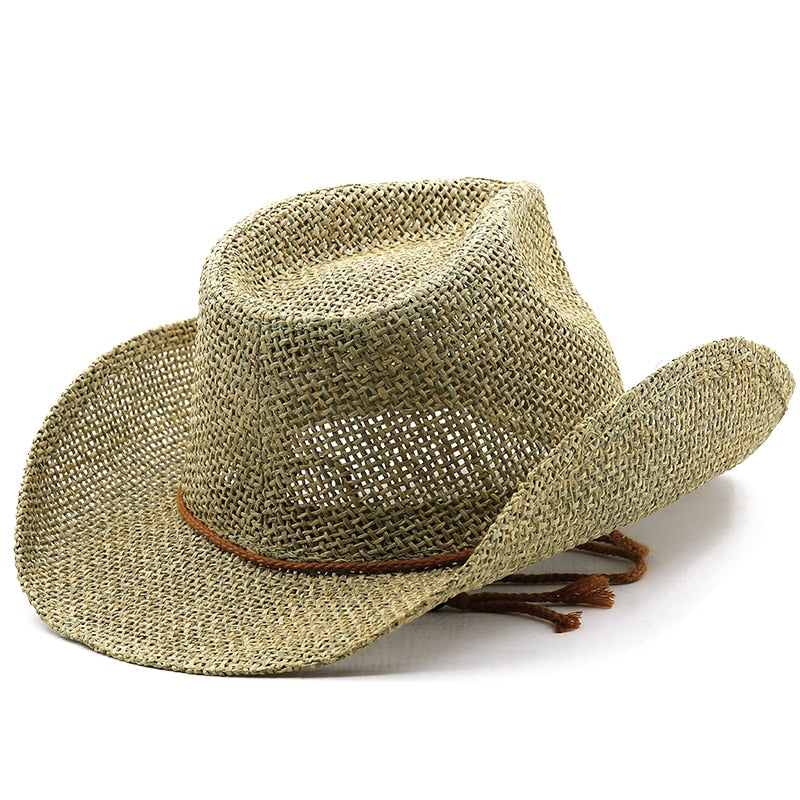 KENNETH Men's Straw Cowboy Hat