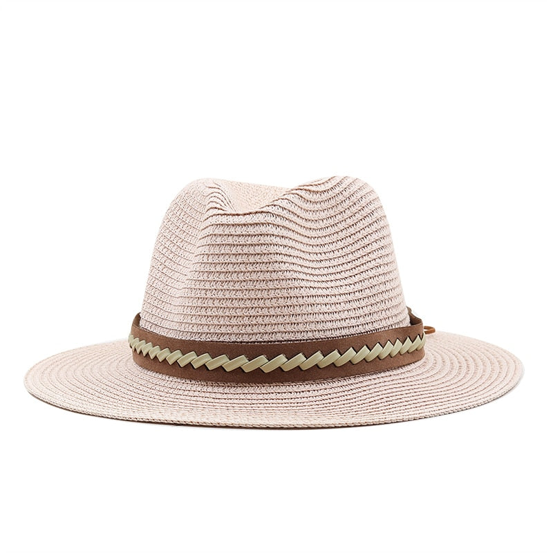 EYDISH Fedora Hat in Pink