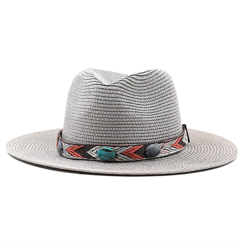 DARCIA Fedora Hat in Gray