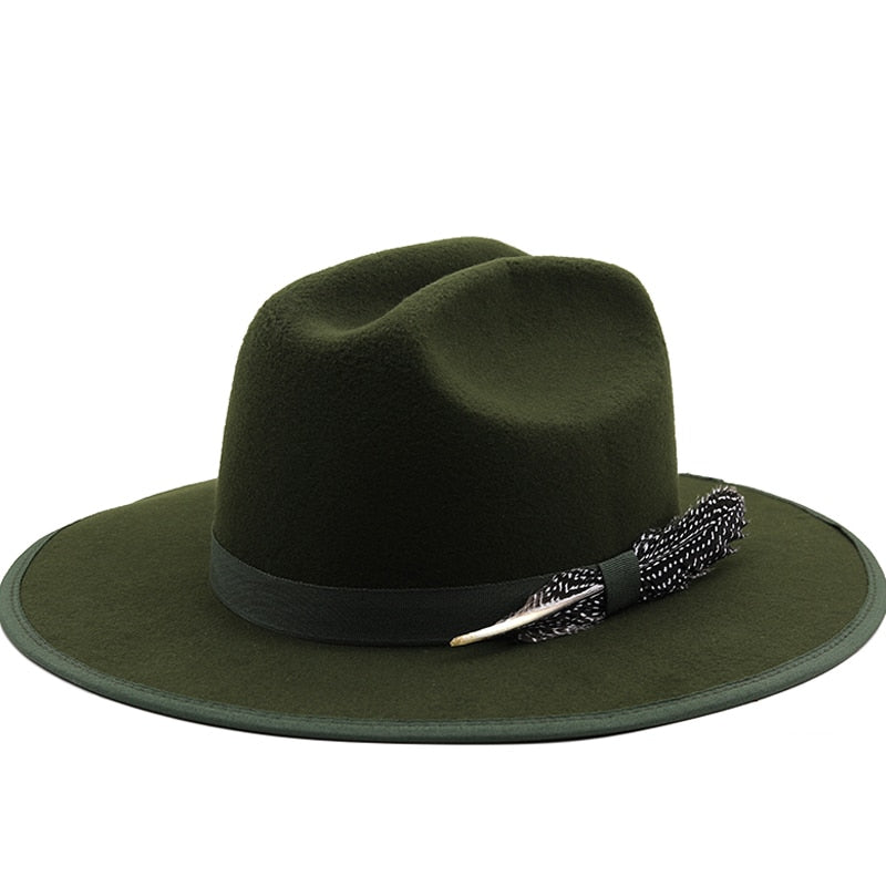 ALBERT Men's Felt Fedora Hat