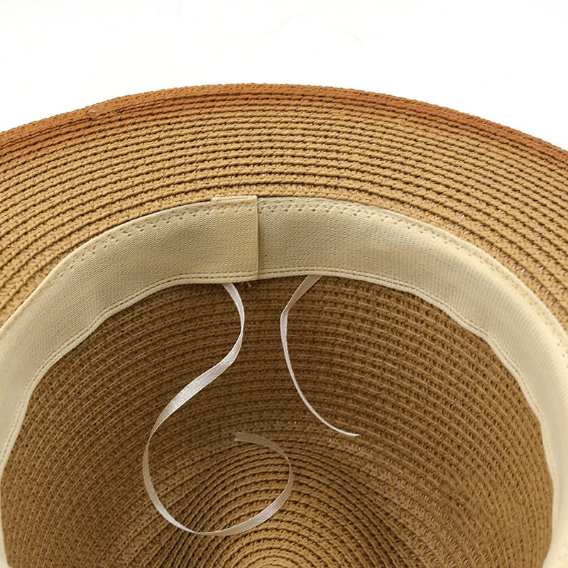 KHUFU Men's Straw Panama Hat