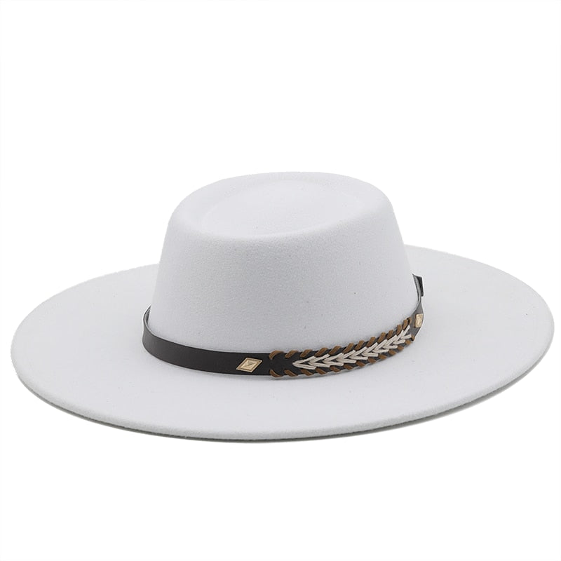 REGIANE Fedora Hat in White