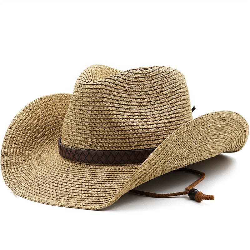BELA Men's Straw Cowboy Hat