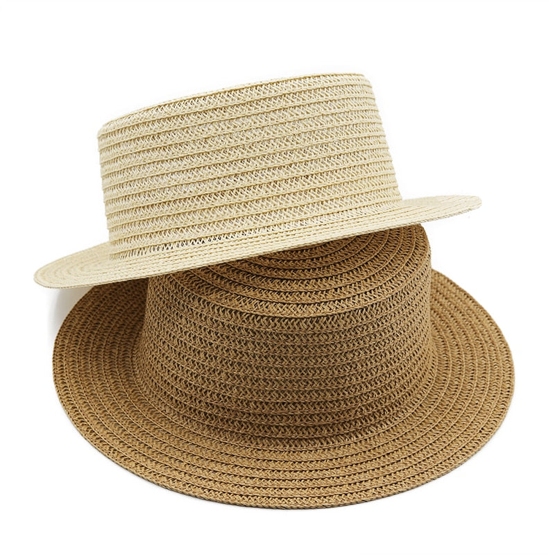 JANNAH Straw Boater Hat