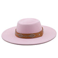 IZARIA Fedora Hat in Pink