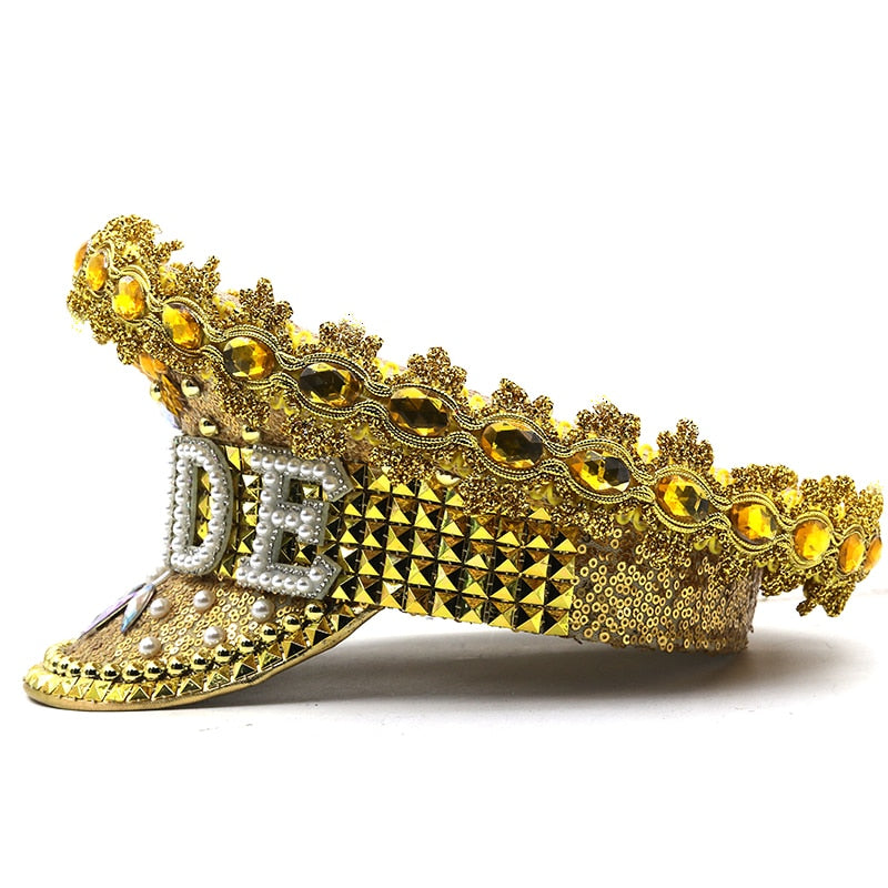 LUCA Luxury Rhinestone Party Hat