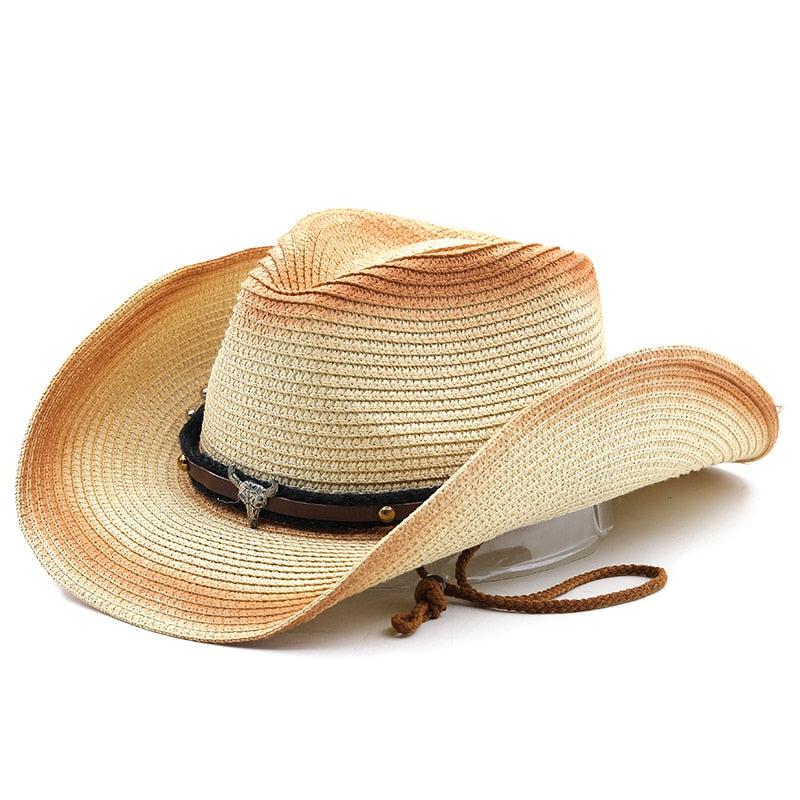 GLADY Cowboy Hat in Beige/Khaki