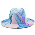 GRACELY Fedora Hat in Lake Blue