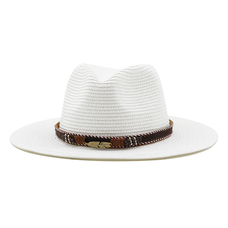 VANYA Fedora Hat in White