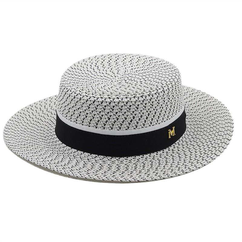 ROVILA Straw Boater Hat