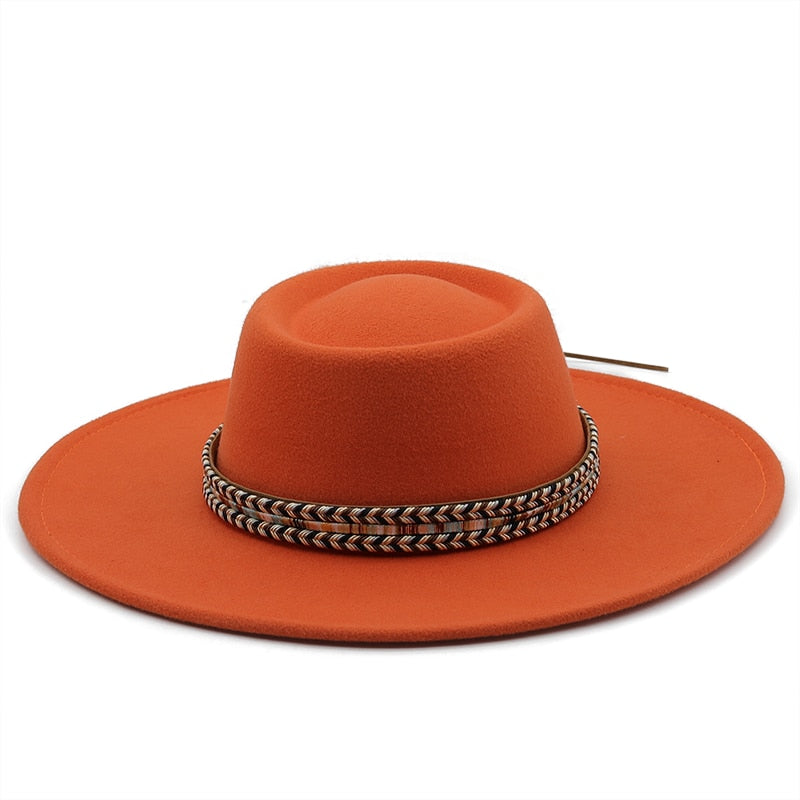 REBA Fedora Hat in Orange