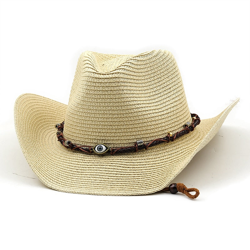 TERINA Cowboy Hat in Beige
