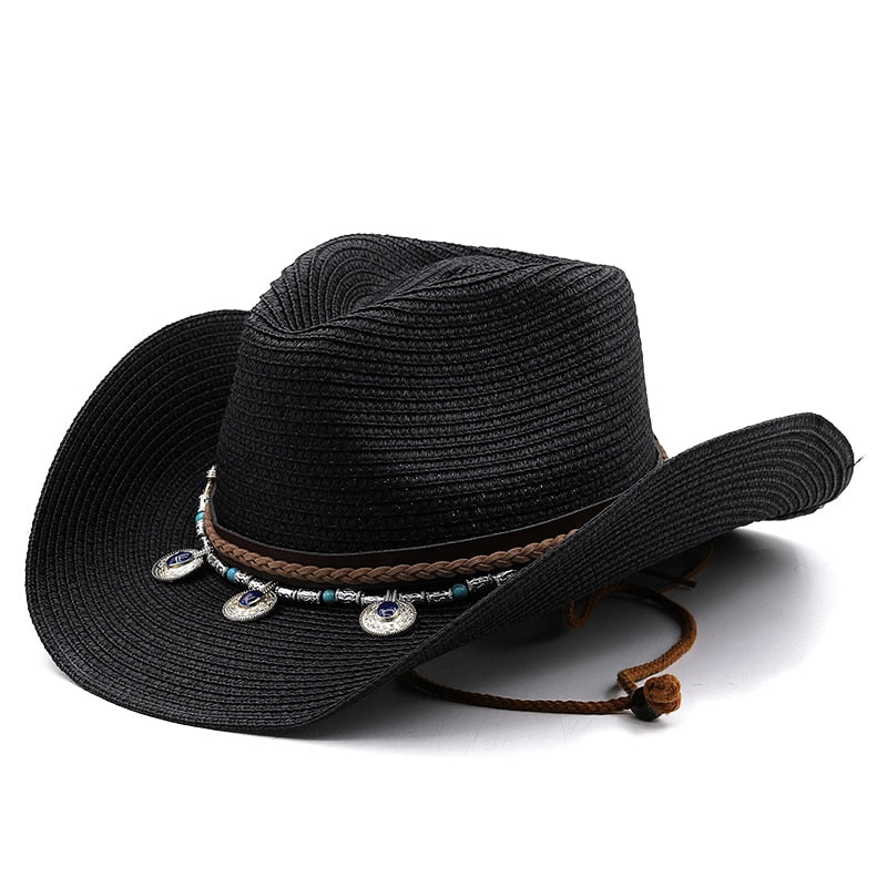 KIARA Cowboy Hat in Black