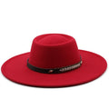 REGIANE Fedora Hat in Red