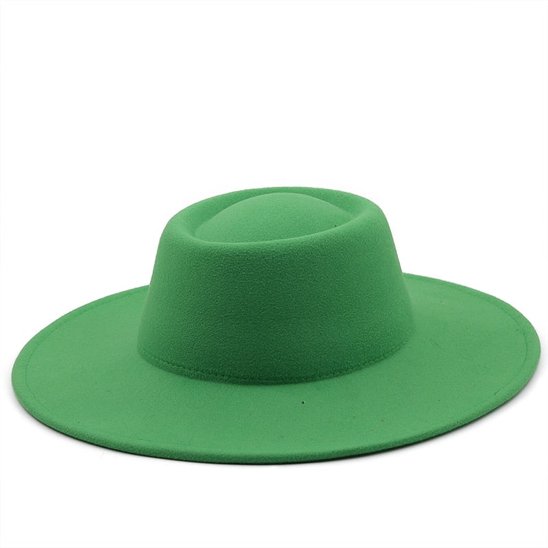 FAYE Fedora Hat in Light Green