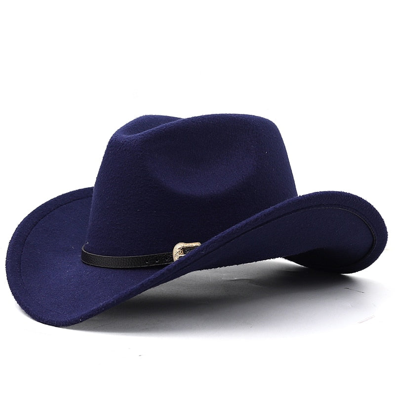 RAGNAR Men's Straw Cowboy Hat in Navy