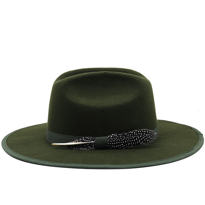 ALBERT Men's Felt Fedora Hat