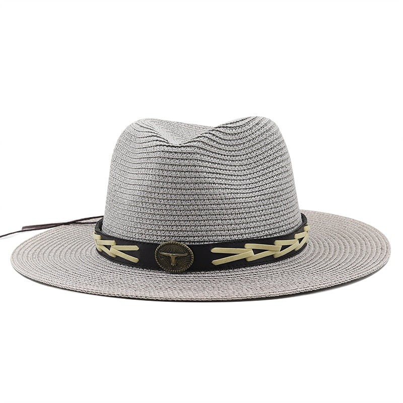 SEYLINA Fedora Hat in Gray