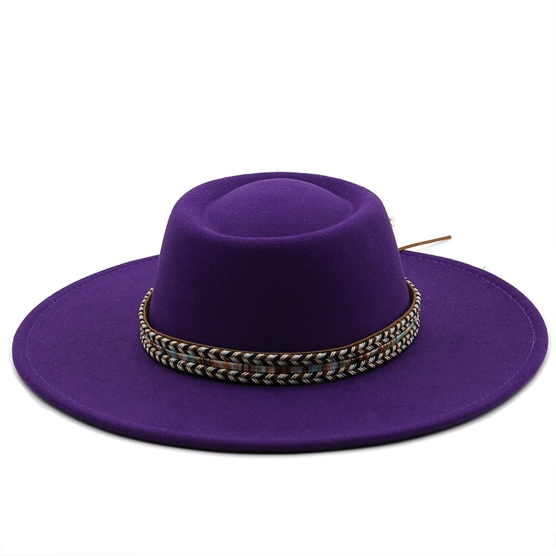 REBA Fedora Hat in Purple