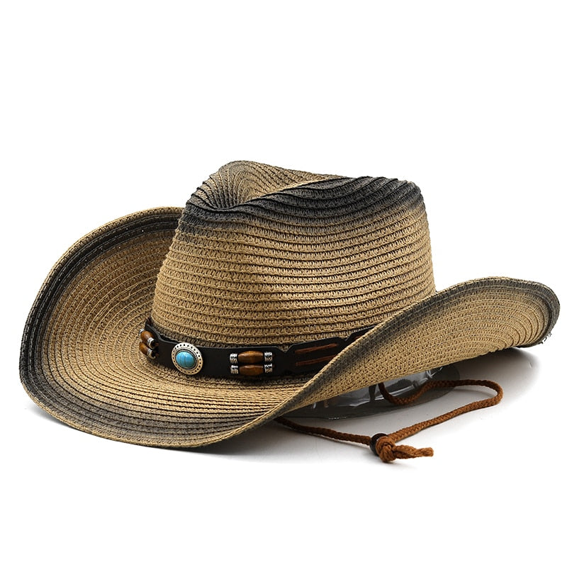 PEPIN Men's Straw Cowboy Hat