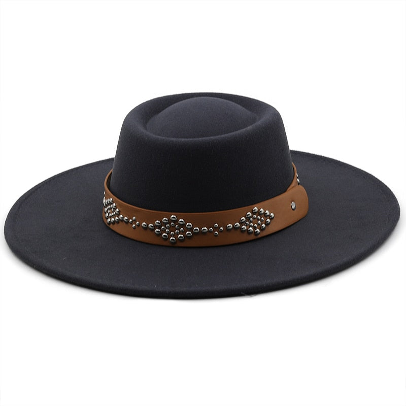 IZARIA Fedora Hat in Black