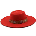 IZARIA Fedora Hat in Red