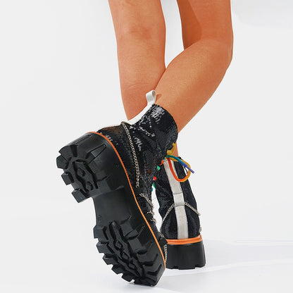 DEICE Dazzling Chunky Boots