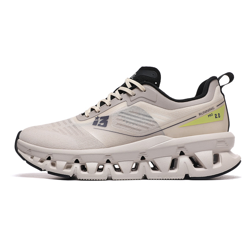 ‘Hyper Morph’ X9X Sneakers in Beige/Black/Yellow