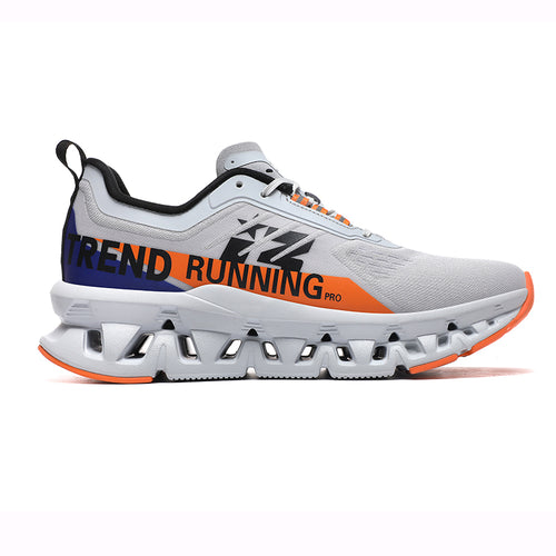 'Hypersol Echo' X9X Sneakers in Gray/Orange
