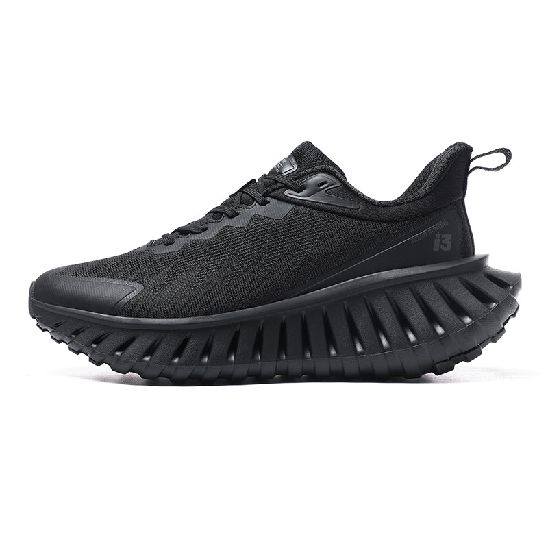 'Zenovortex Drift' X9X Sneakers in Phantom Black