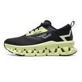‘Chrome Blitz’ X9X Sneakers in Black/Pastel Yellow