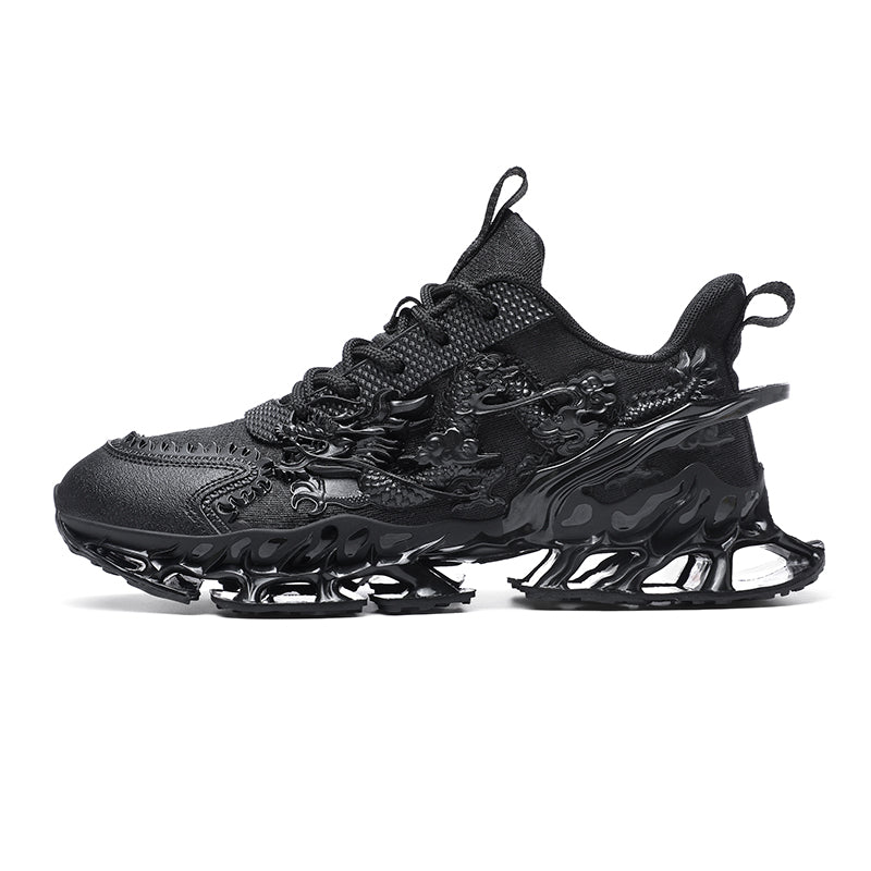 FURY ‘The Dragon’ X9X Sneakers in Carbon Black