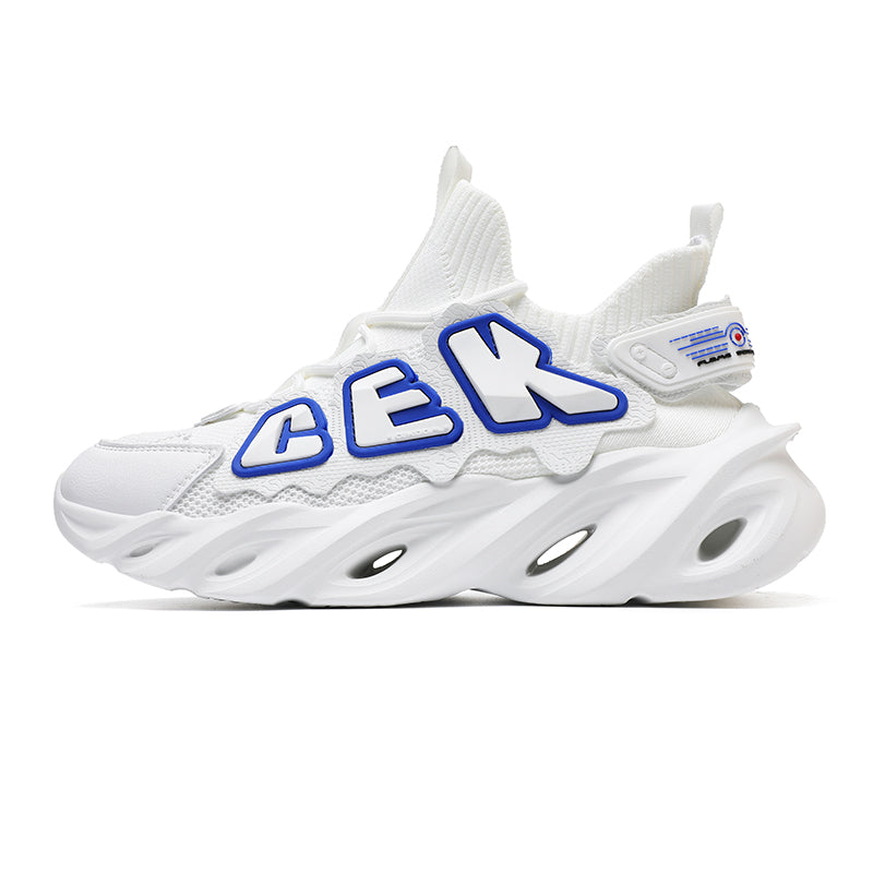 ‘Horizon Chrono’ X9X Sneakers in Ghost White/Blue