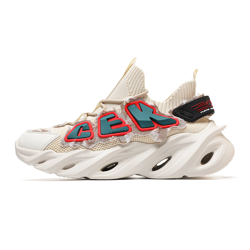 ‘Horizon Chrono’ X9X Sneakers in Cosmic Beige/Green