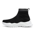 MEDORA Sock Sneakers in White/Black