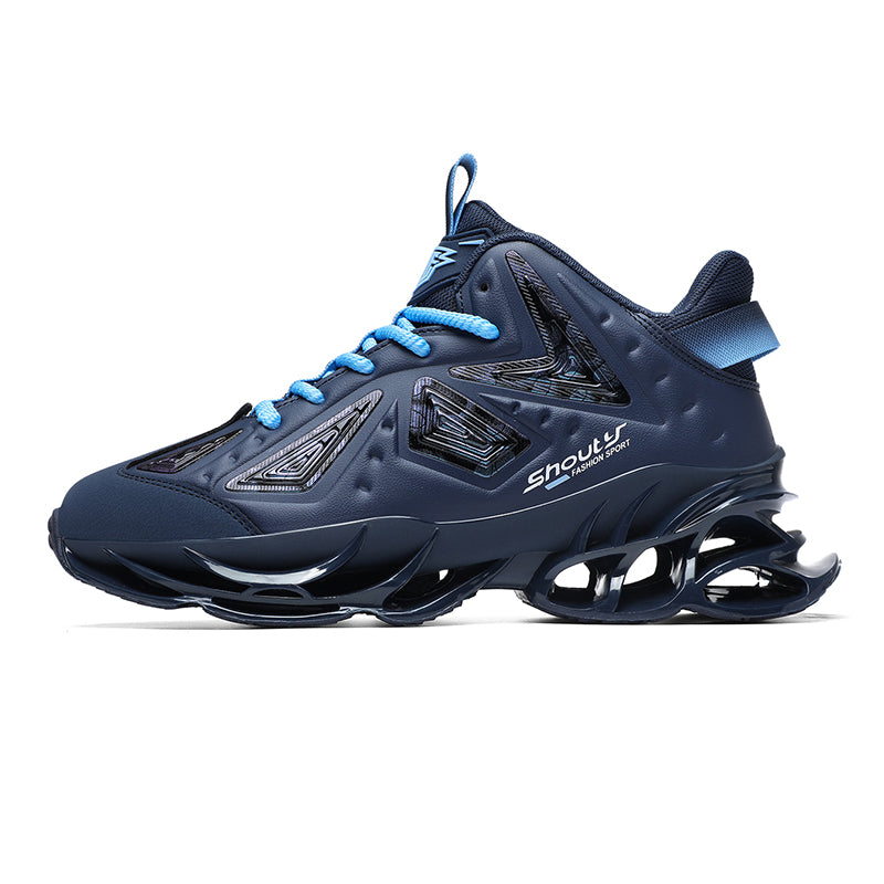‘Blizzard Frost’ X9X Sneakers in Navy Blue