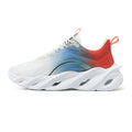 'Solar Burst’ X9X Sneakers in Ghost White/Orange