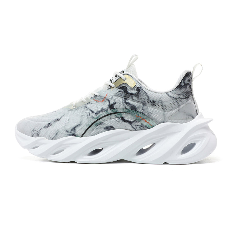 'Solar Burst’ X9X Sneakers in Ghost White/Gray