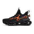 'Stealth Stride' X9X Sneakers in Carbon Black