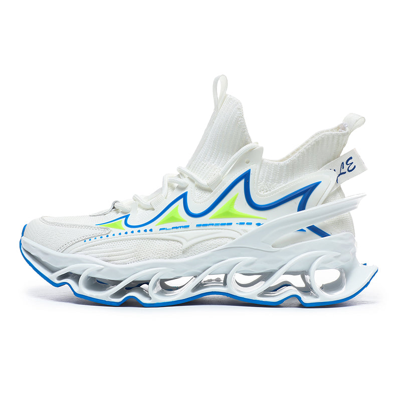 ‘Sonic Rift’ X9X Sneakers in Ghost White/Blue