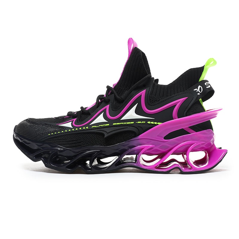 ‘Sonic Rift’ X9X Sneakers in Carbon Black/Pink