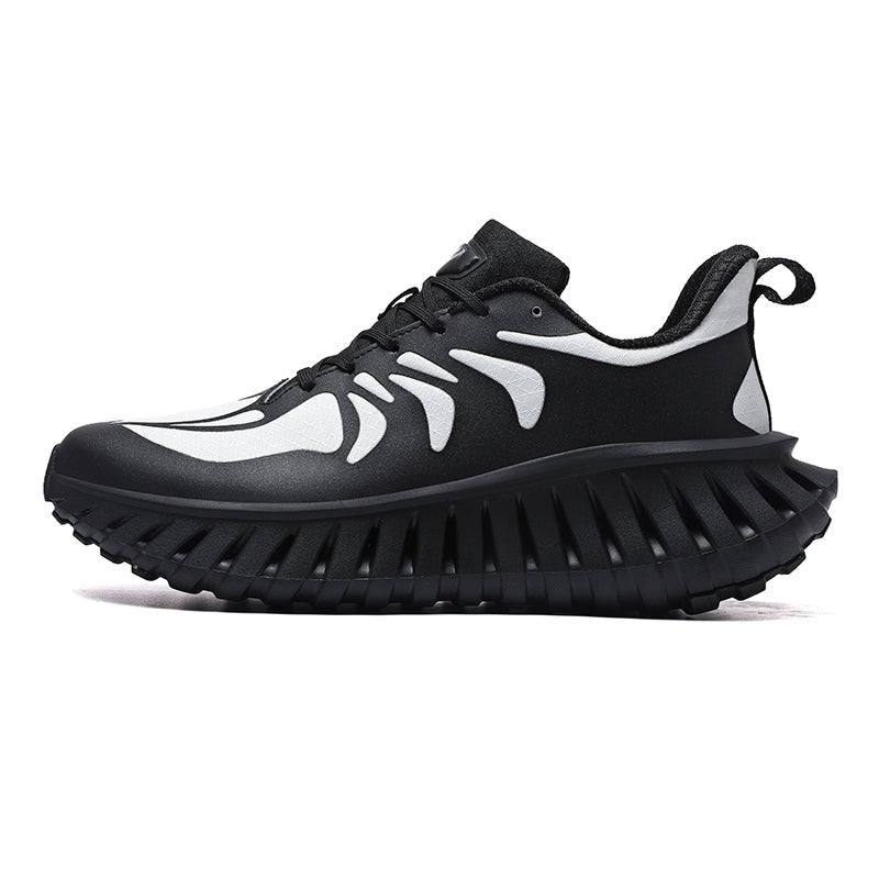 'Void Striker' X9X Sneakers in Black/White