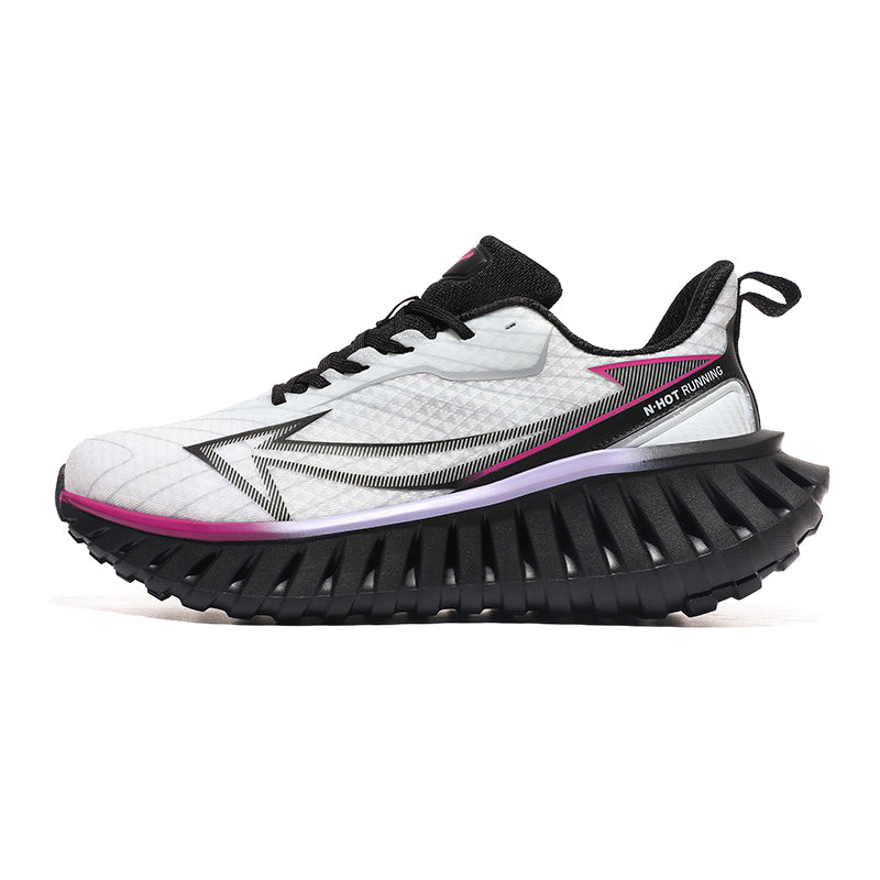 ‘Phantom Grip’ X9X Sneakers in White/Black/Magenta
