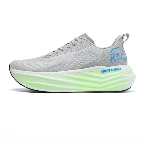 'Drift Core' X9X Sneakers in Gray/Pale Green